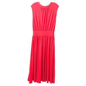 Leota Red Dress With Wrap around Ties and a Tie in the back XLa